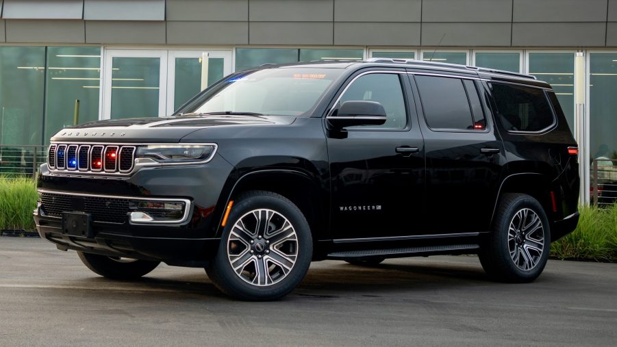 The 2025 Jeep Grand Wagoneer with police upgrades