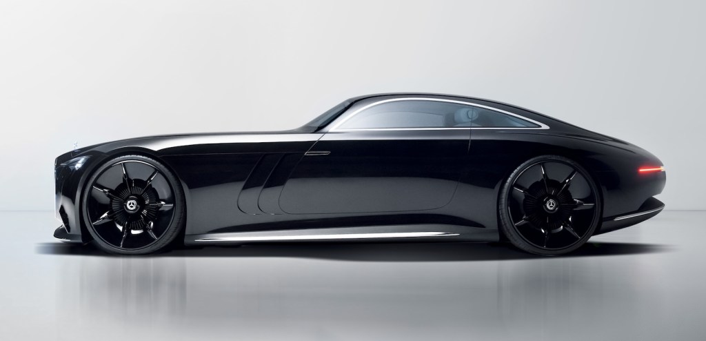 The sleek silhouette of Mercedes-Benz' 1930-themed concept car.