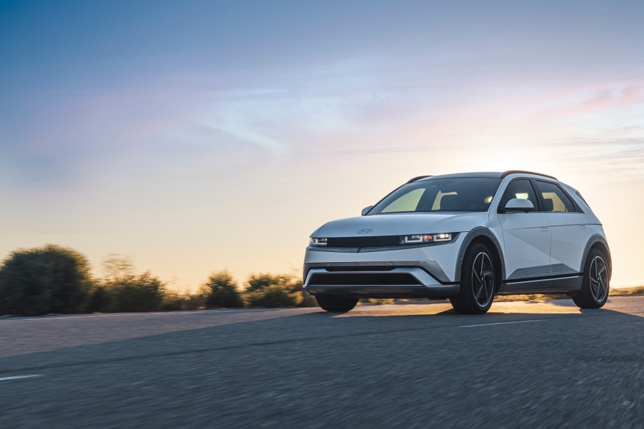 The 2026 Hyundai Ioniq 5 on the road