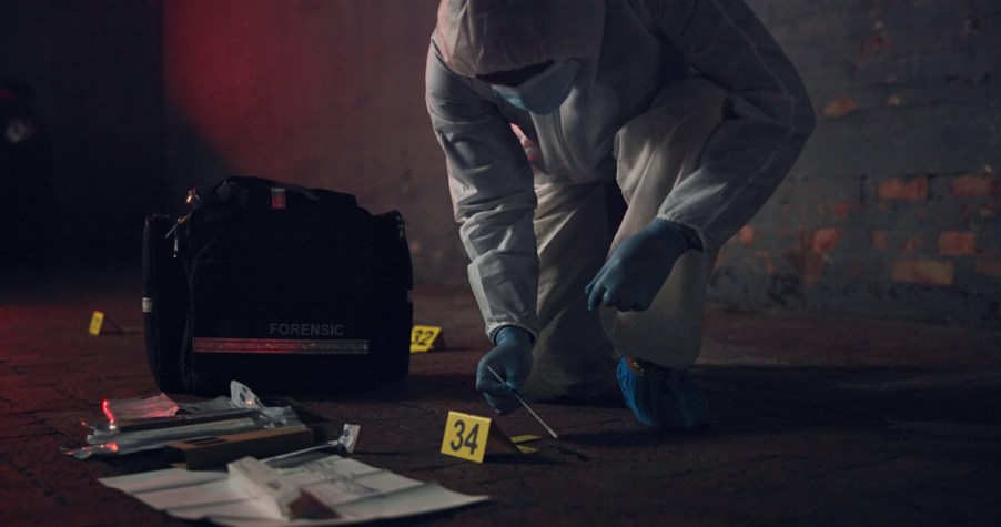 A crime scene investigation