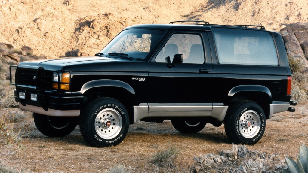 The 1989 Ford Bronco II off-roading