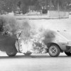 The Ford Pinto on fire