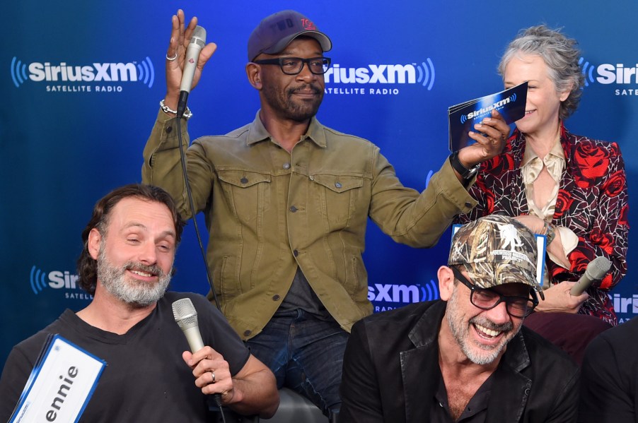 Lennie James and The Walking Dead cast
