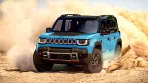 The Jeep Recon off-roading