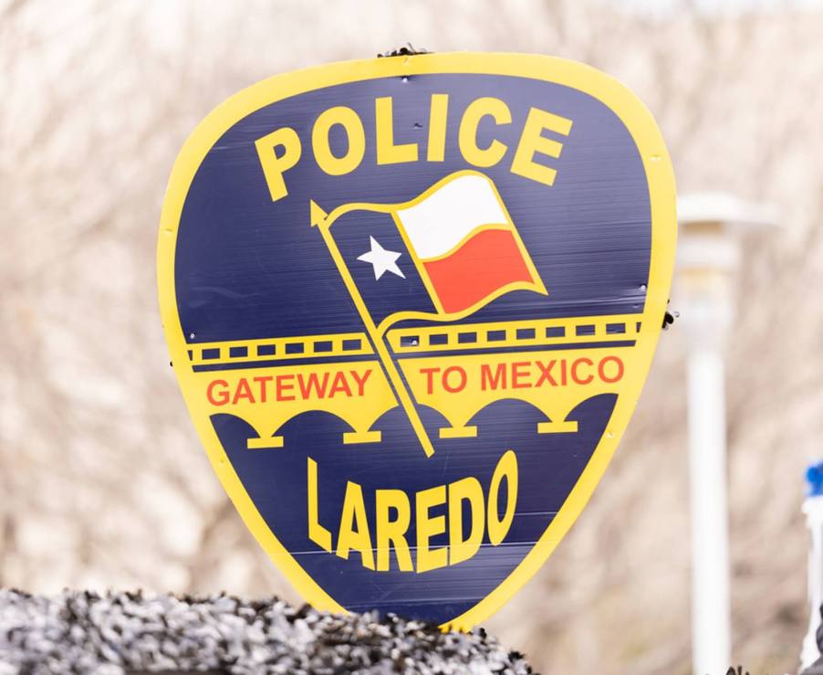 A Laredo, Texas police sign.