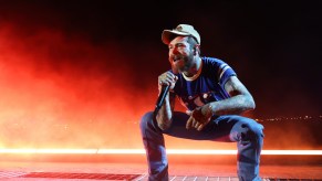 Post Malone on stage