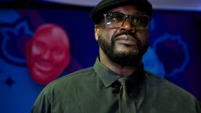 Shaq regrets buying two Ferraris and turning them into one stretched supercar.