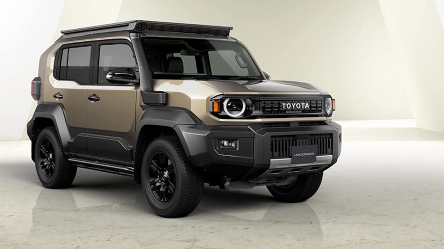 The new Toyota Land Cruiser FJ in its prototype guise.