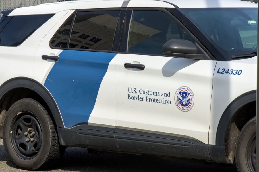 A US Customs and Border Protection vehicle like that used by ICE, which just had an agent get busted for a DUI.