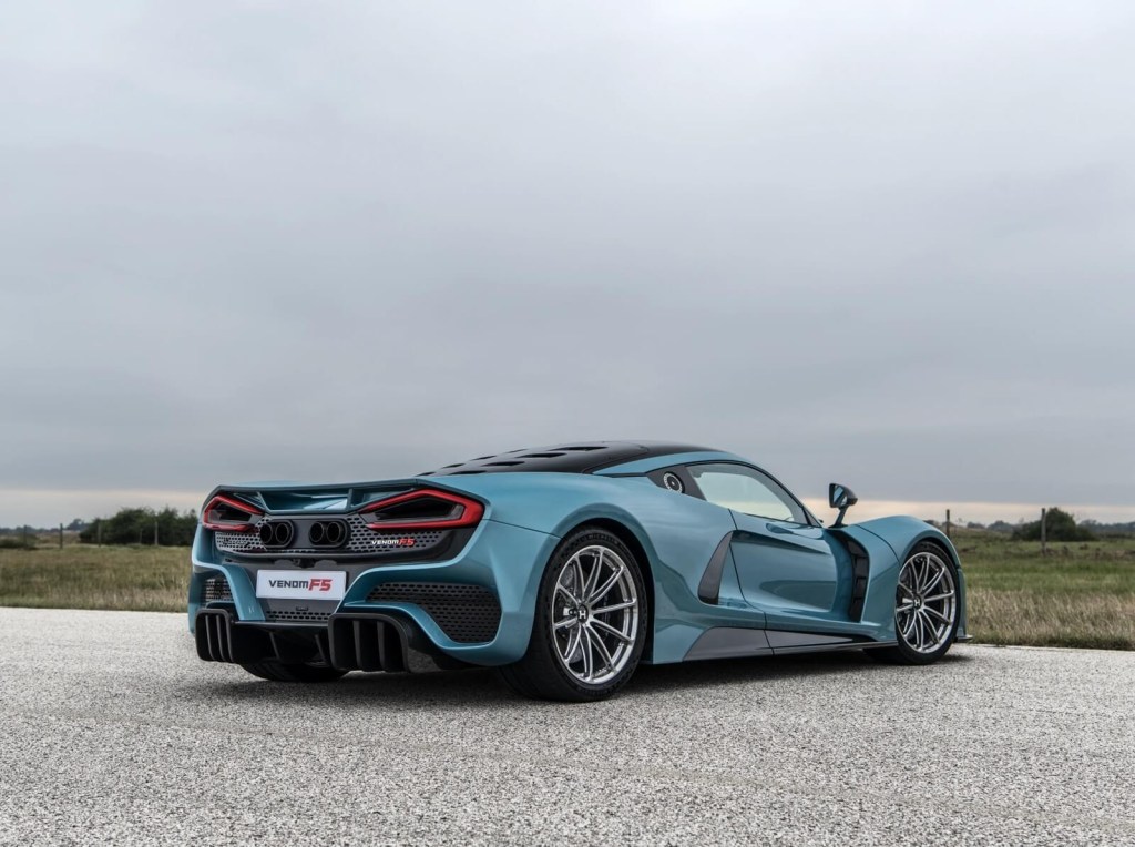 The Hennessey Venom F5, one of the fastest production cars ever.