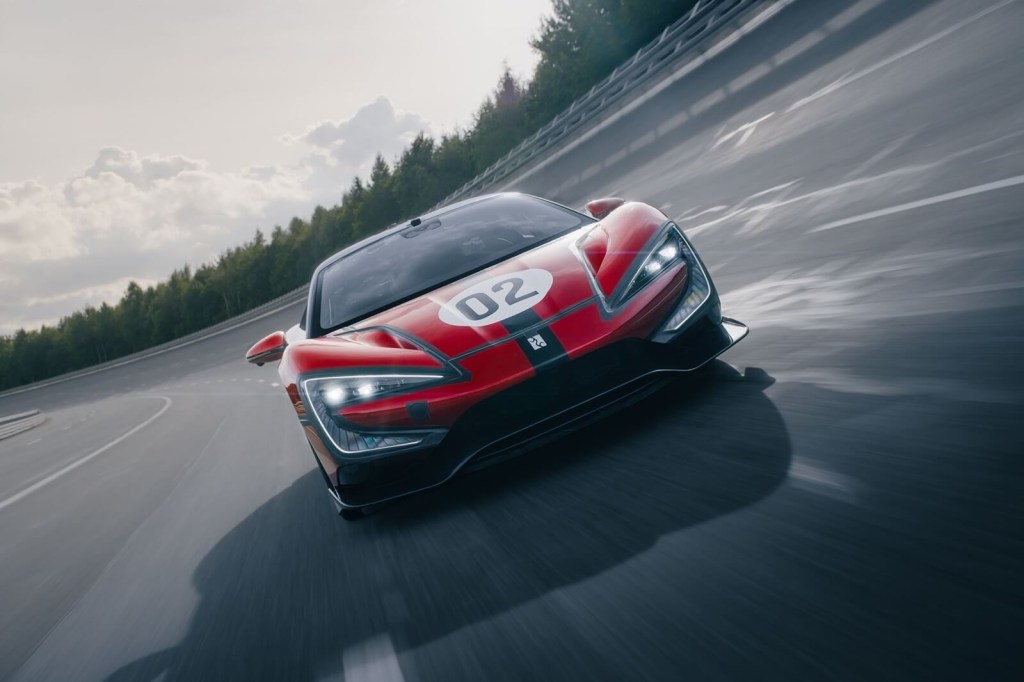 The Yangwang U9 Xtreme EV, one of the fastest production cars ever.