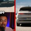 Left: A TikToker reviews Fall 2025 EV lease deals, Right: Hyundai Ioniq 5 in direct rear view