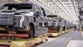 Ford F-150 Lightning production line, 2023