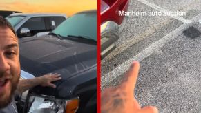 A TikToker and car dealer explain how he selects cars to bid on at a Manheim auto auction