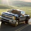 The 2016 Chevy Silverado 3500 HD on the road