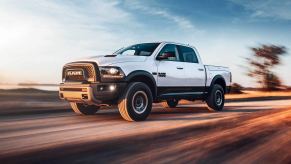 The 2018 Ram 1500 on the road