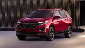 The 2022 Chevy Equinox on pavement
