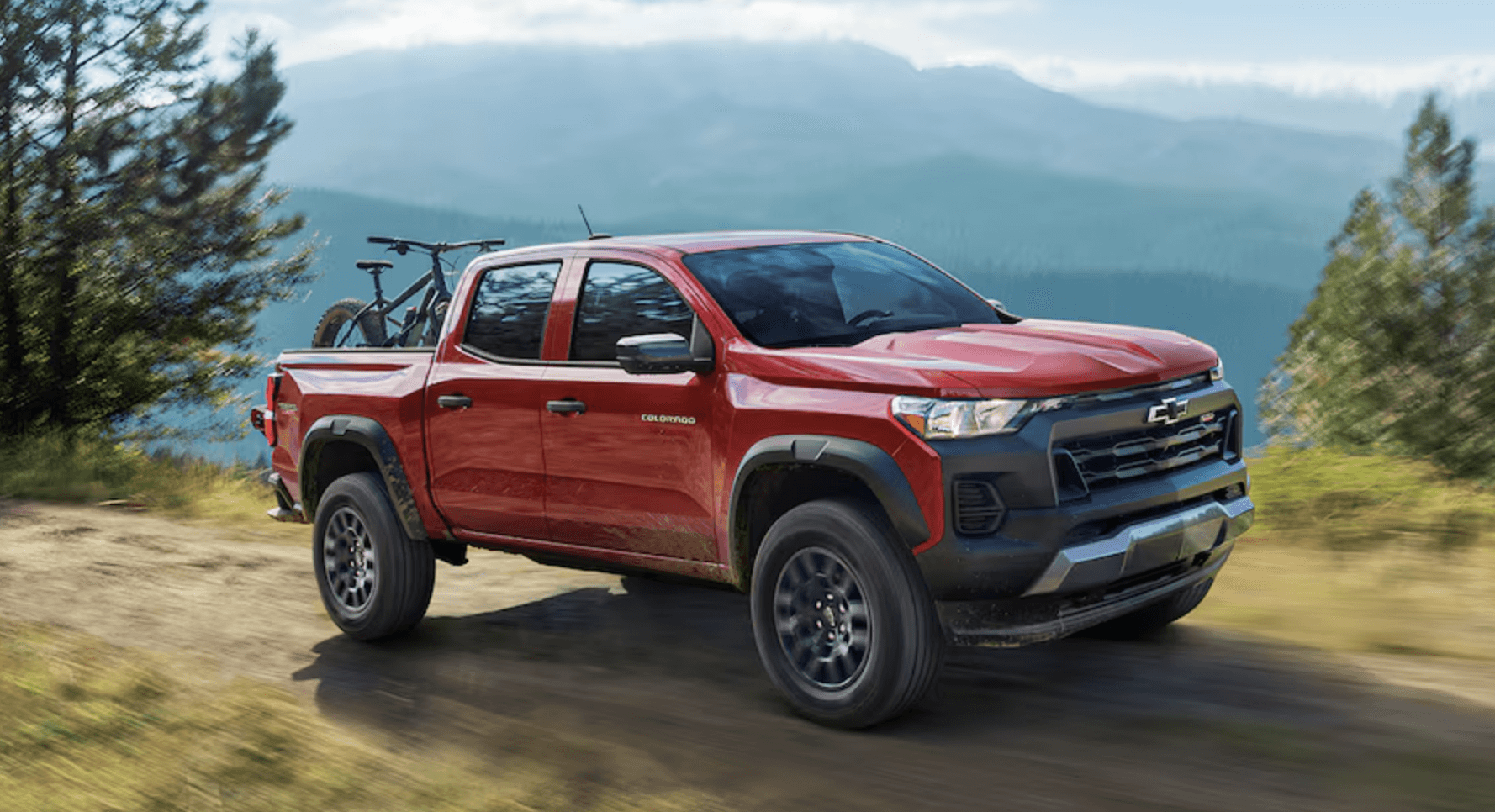 The 2025 Chevy Colorado off-roading 