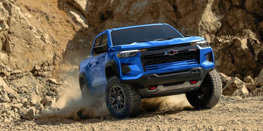 The 2025 Chevy Colorado off-roading