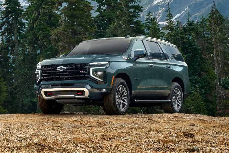 The 2025 Chevy Tahoe off-roading