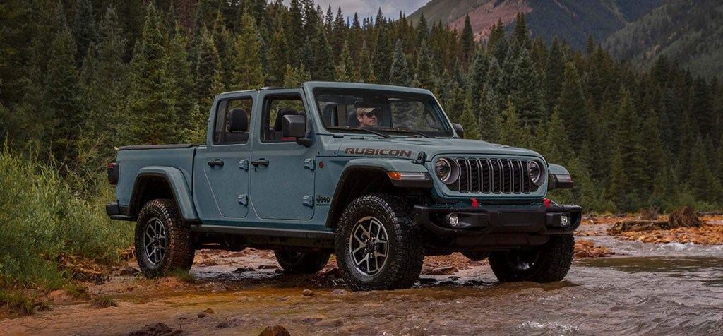 The 2025 Jeep Gladiator off-roading