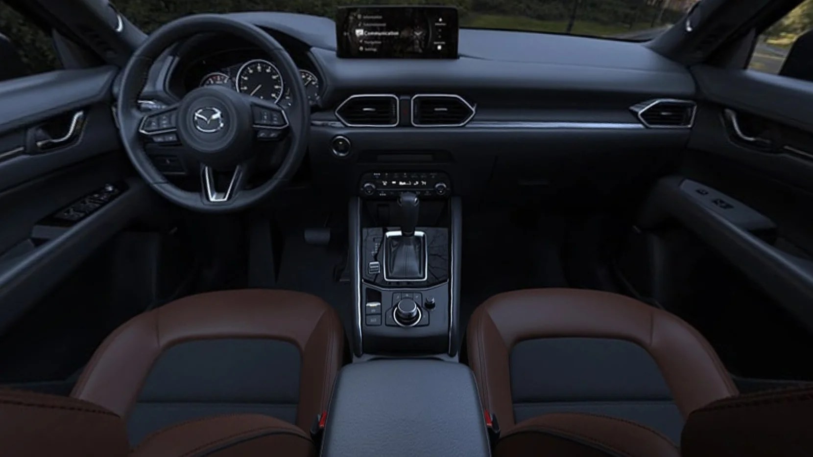The 2025 Mazda CX-5 interior and dash