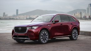 The 2025 Mazda CX-90 near water