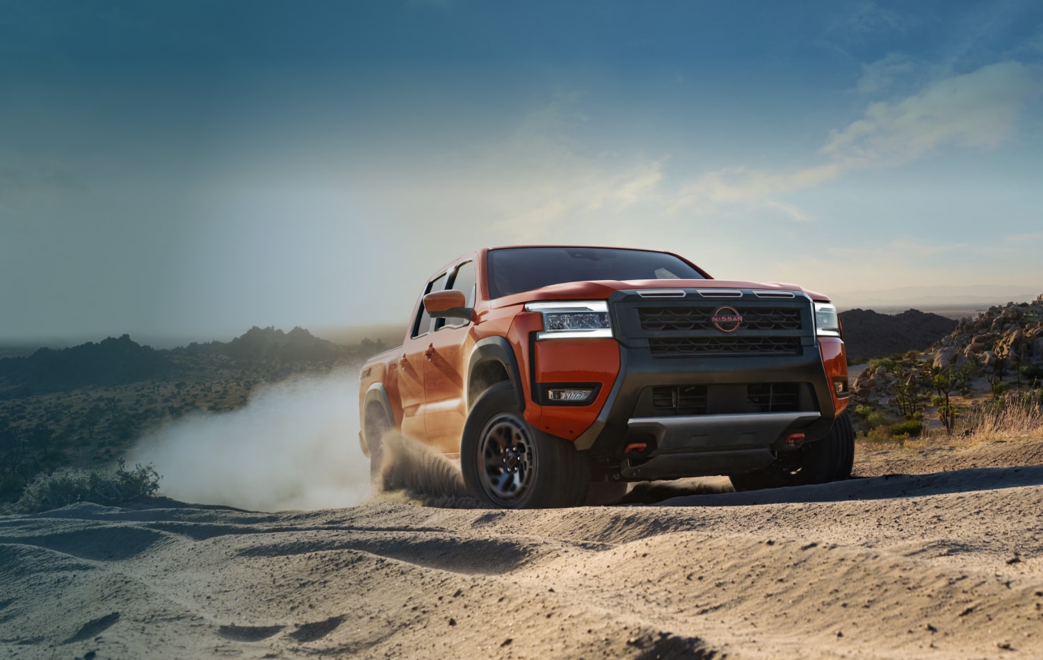 The 2025 Nissan Frontier off-roading