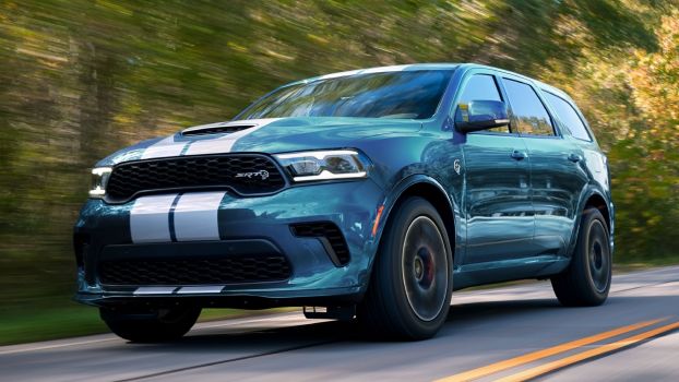 The 2026 Dodge Durango SRT Hellcat on the road