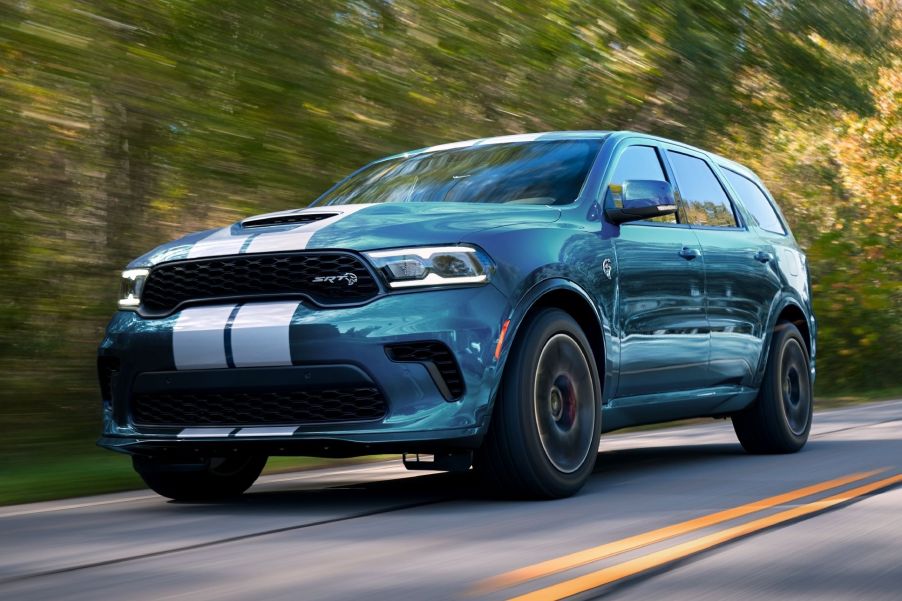 The 2026 Dodge Durango SRT Hellcat on the road