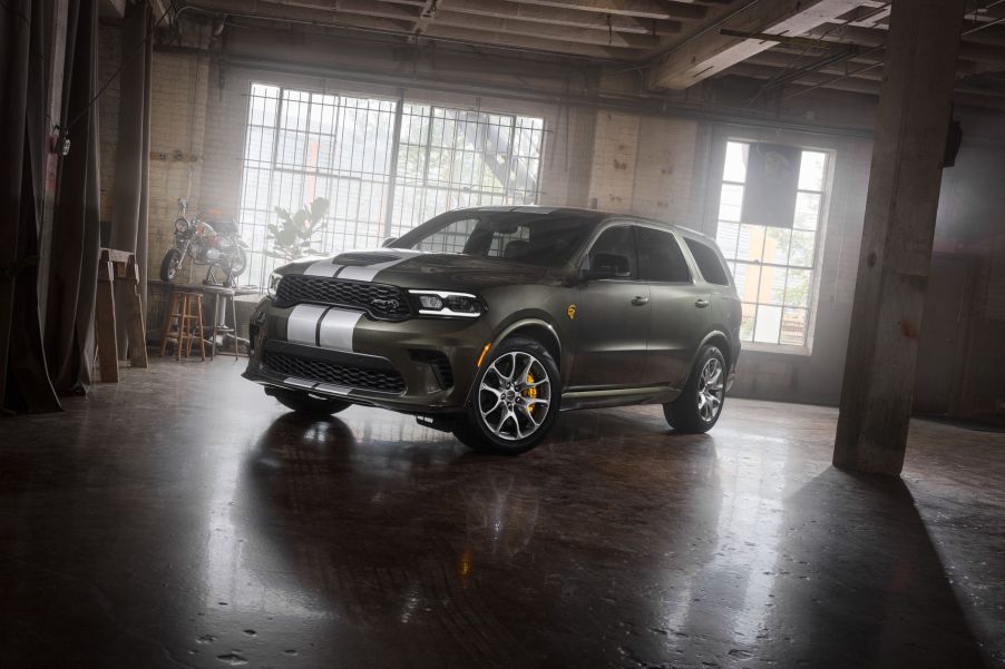 The 2026 Dodge Durango in a warehouse