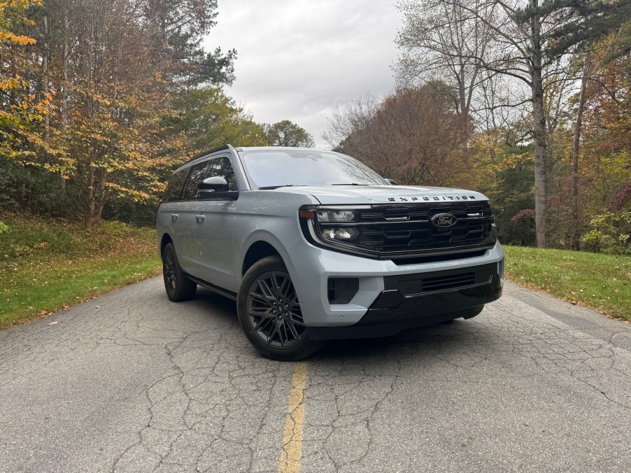 The 2026 Ford Expedition on the road