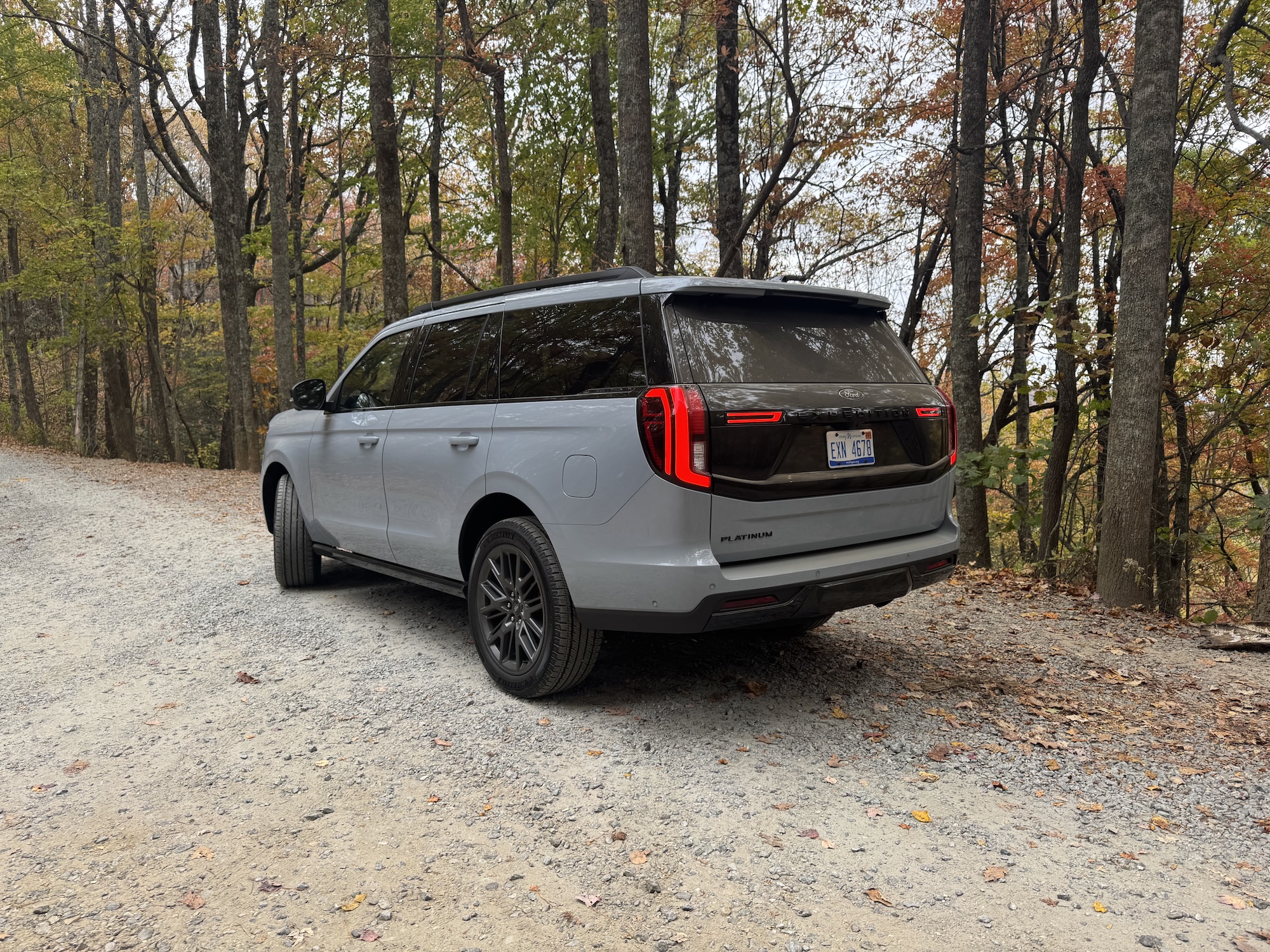 2026 Ford Expedition from the rear end 