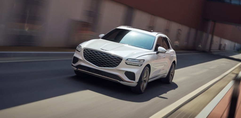 The 2026 Genesis GV70 on the road