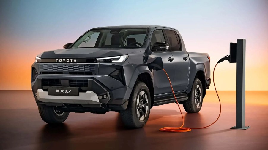 The 2026 Toyota Hilux BEV charging