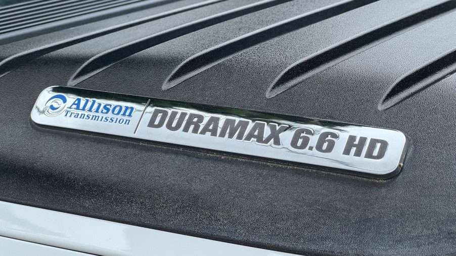 An Allison Transmission badge