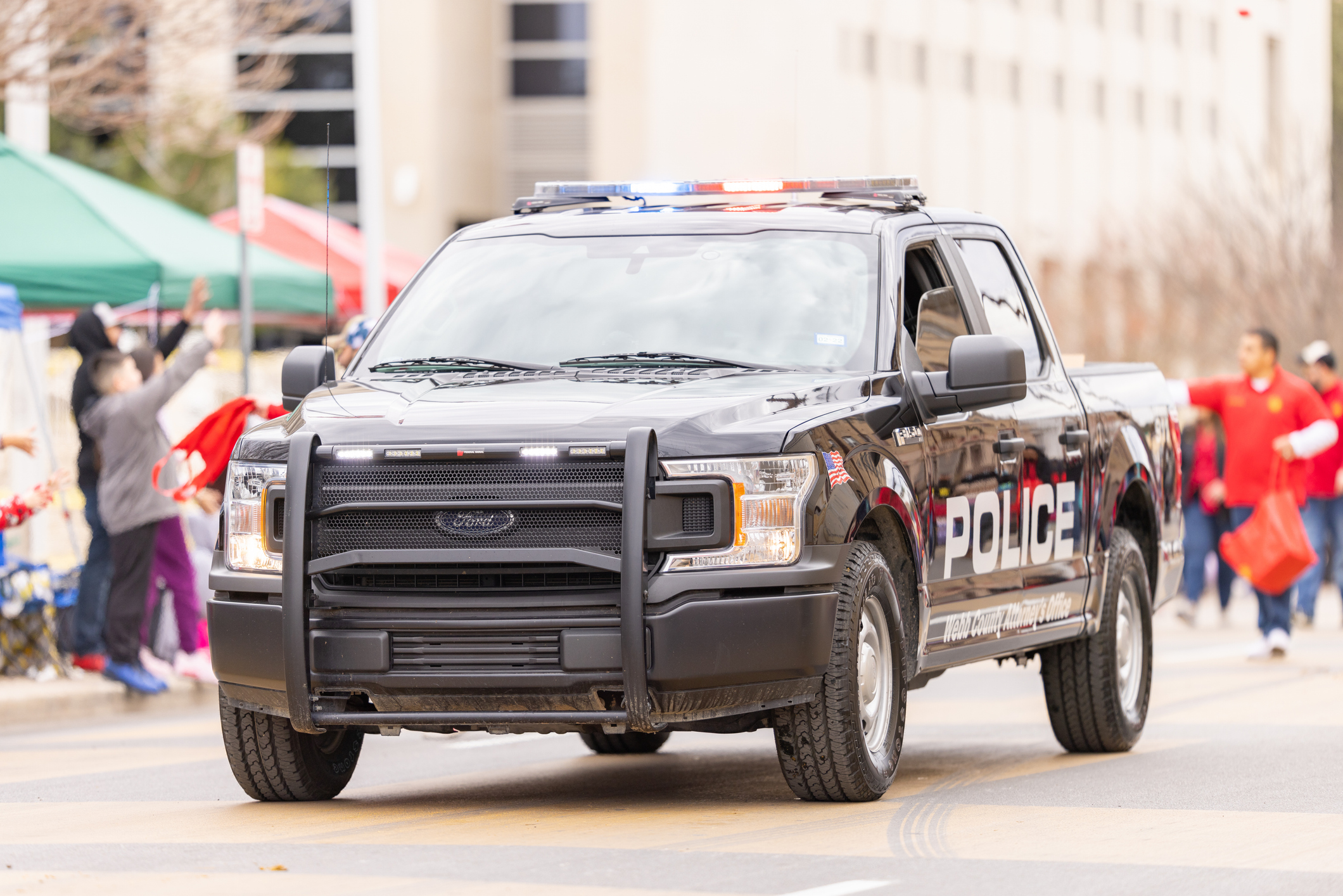 A Ford F-150 Police Inceptor 