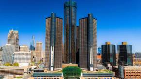 A shot of the GM campus in Detroit. The recent GM lay offs impacted nearly 300 CAD engineers.