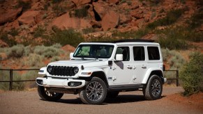 The 2025 Jeep Wrangler off-roading
