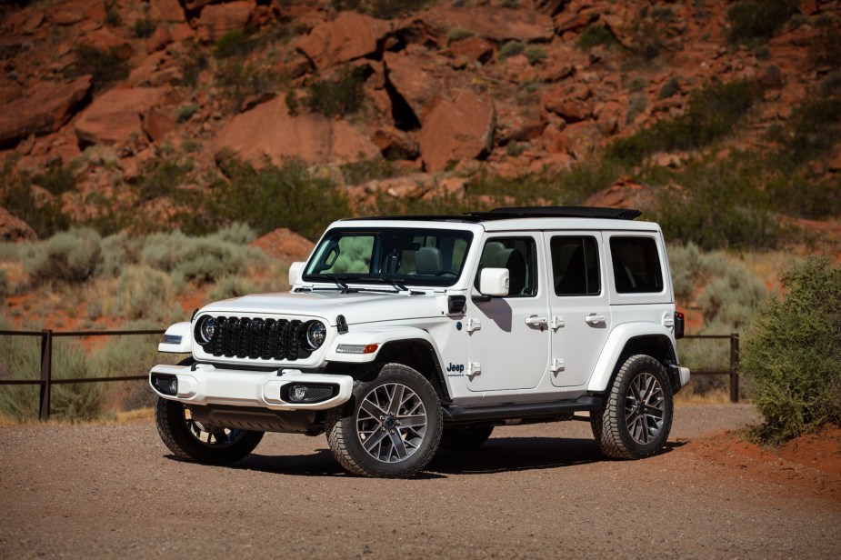 The 2025 Jeep Wrangler off-roading