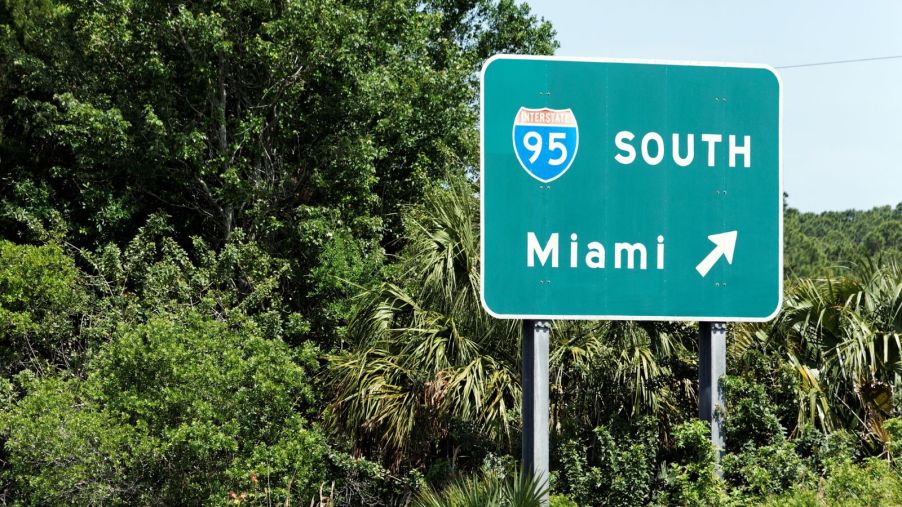 An I-95 sign in Florida