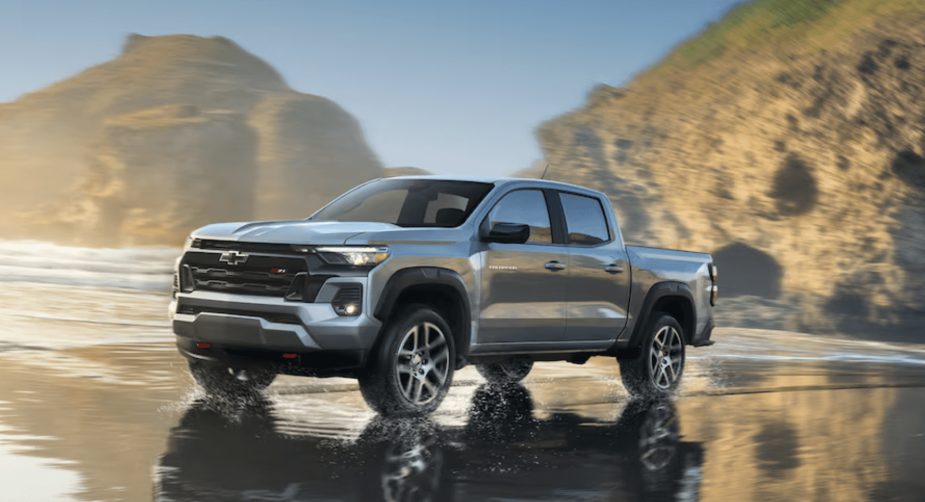The 2025 Chevy Colorado off-roading