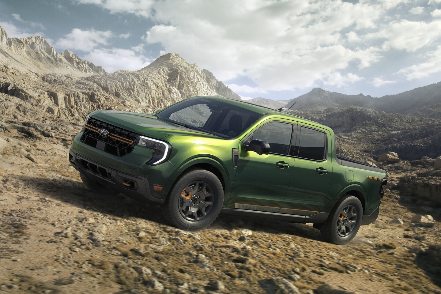 The 2025 Ford Maverick off-roading