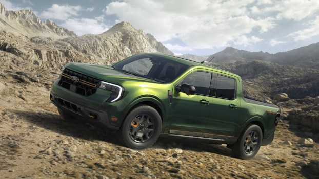 The 2025 Ford Maverick off-roading