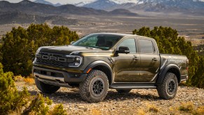 The 2025 Ford Ranger Raptor off-roading
