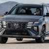 The 2025 Hyundai Tucson on the road