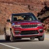 The 2025 Jeep Grand Cherokee on the road