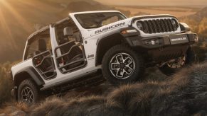 The 2025 Jeep Wrangler off-roading