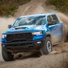 The 2025 Ram 1500 RHO kicking up dirt
