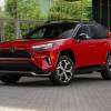 The 2025 Toyota RAV4 Hybrid on display